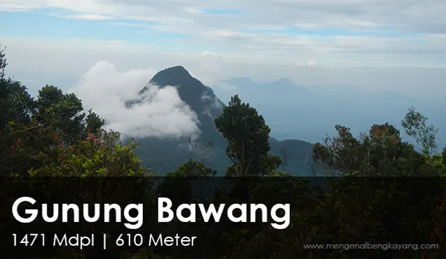 Gunung Bawang Dapat Kamu Lihat dan Indah Saat Berada di Kabupaten Bengkayang