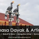 Bahasa Dayak Dan Artinya : Bakatik, Banyadu, Bangahe, Bidayuh Kata Ganti Orang