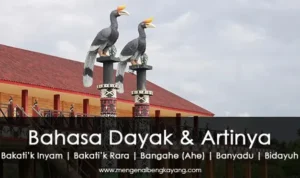 Bahasa Dayak Dan Artinya : Bakatik, Banyadu, Bangahe, Bidayuh Kata Ganti Orang