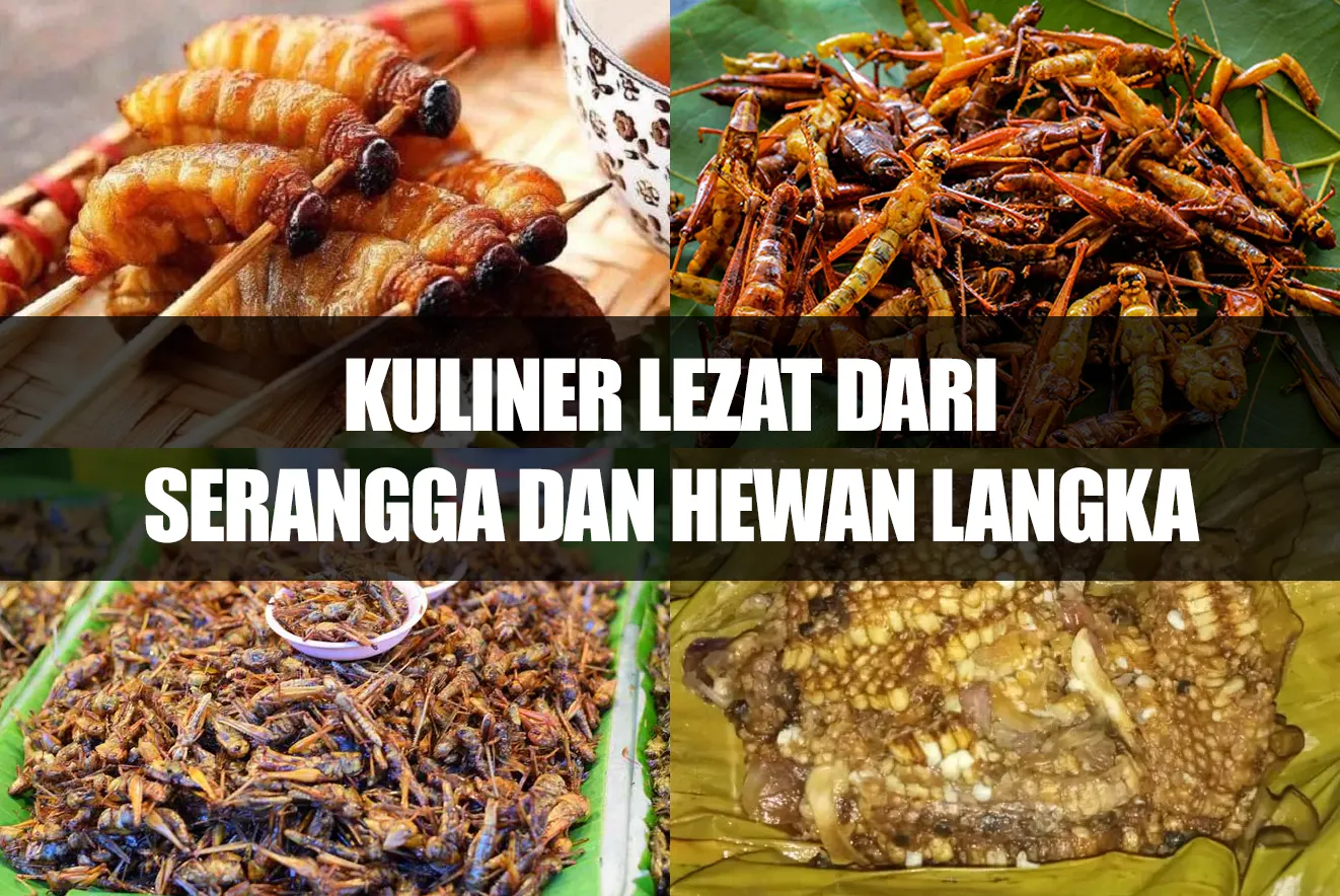 Nikmat atau Menyeramkan? Kuliner Lezat dari Serangga dan Hewan Langka